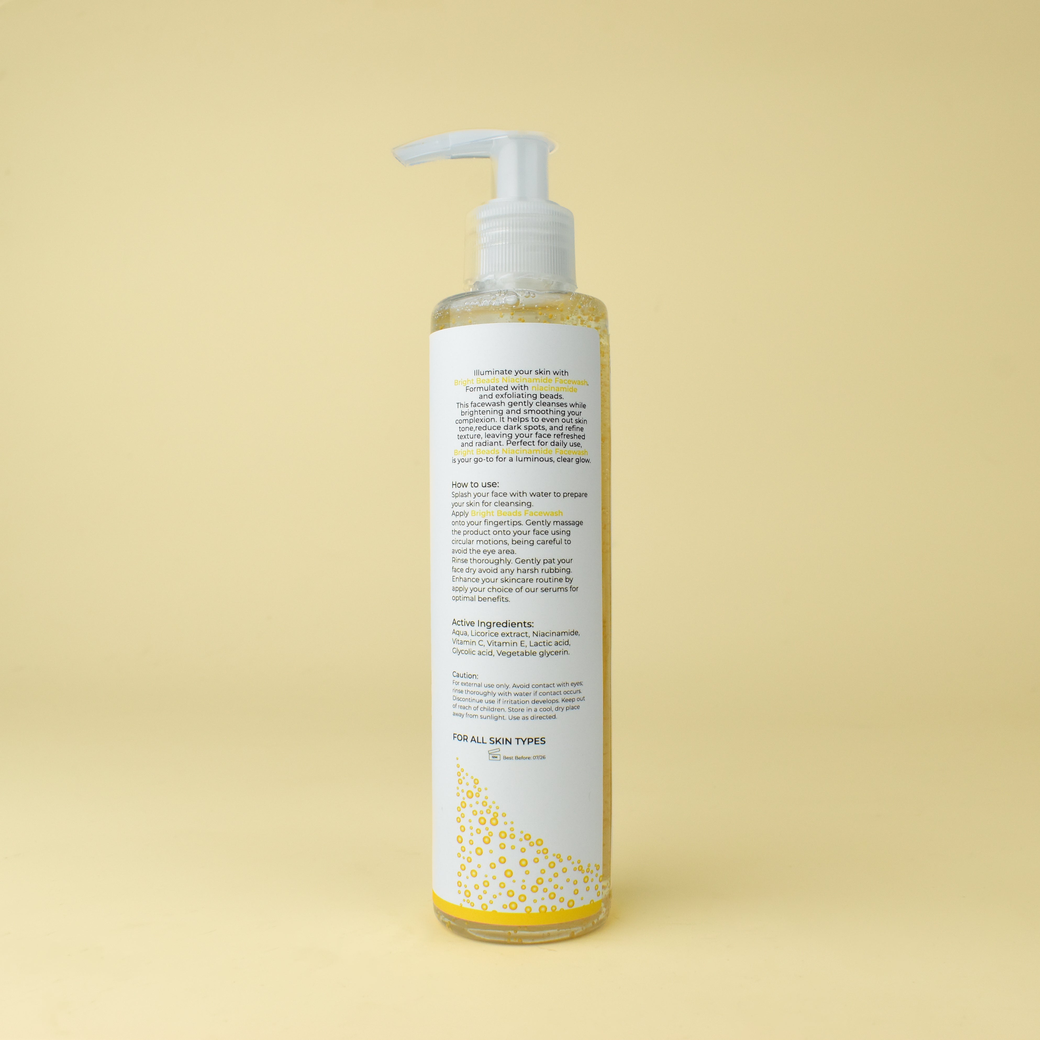 Bright Beads | Niacinamide Facewash